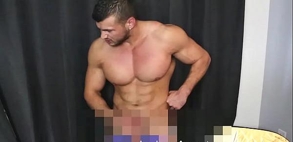  Tanned cocky hunk